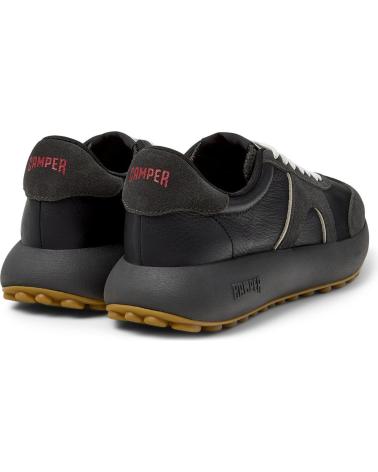 SNEAKERS IN PELLE CAMPER PELOTAS ATHENS K201845 NERO NEGRO001
