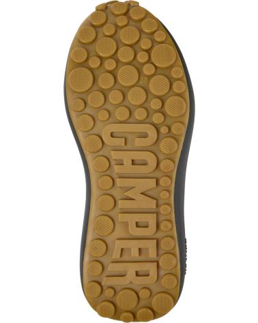 SNEAKERS IN PELLE CAMPER PELOTAS ATHENS K201845 NERO NEGRO001