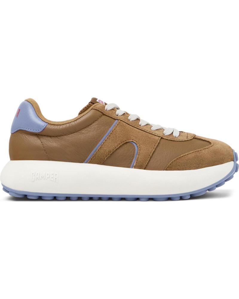 SNEAKERS IN PELLE CAMPER PELOTAS ATHENS K201845 MARRONE MARRON003