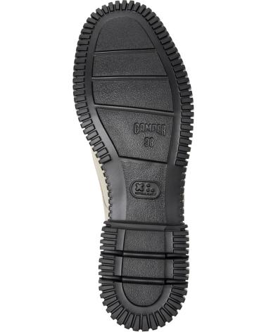 CAMPER SCARPE DERBY IN PELLE PIX K201851 GRIGIE CON SUOLA DENTELLATA GRIS003