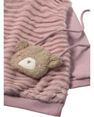 VESTITO CASUAL MAYORAL 2919 ROSA CON BORSETTA ORSETTO PER BAMBINA ROSA