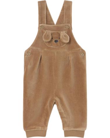 MAYORAL SALOPETTE NEONATO MASCHIO 2635 BEIGE CON DESIGN ORSETTO BEIGE