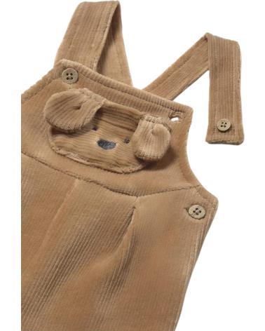 MAYORAL SALOPETTE NEONATO MASCHIO 2635 BEIGE CON DESIGN ORSETTO BEIGE