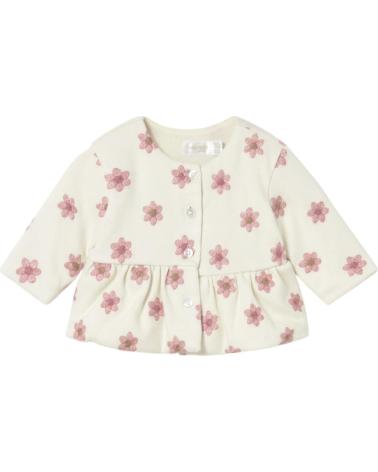 MAYORAL COMPLETO NEONATO BAMBINA 2733 ROSA CON GIACCA STAMPATA E LEGGINGS ROSA