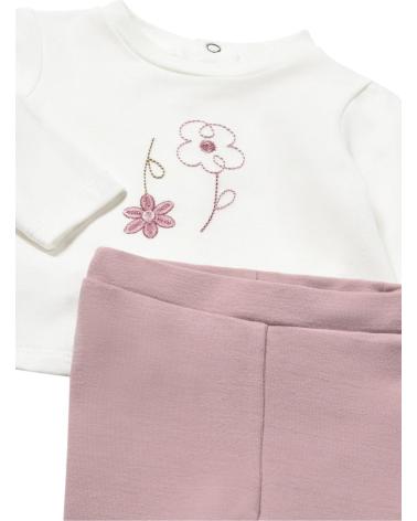 MAYORAL COMPLETO NEONATO BAMBINA 2733 ROSA CON GIACCA STAMPATA E LEGGINGS ROSA