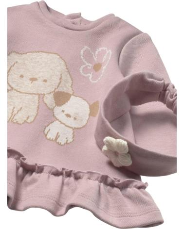 ROBE MAYORAL 2809 ROSE AVEC BANDEAU ET IMPRIMÉ CHIENS ROSA