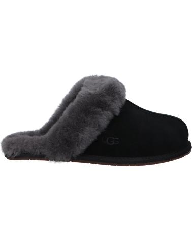 Hausschuhe-für-das-damenhaus-UGG-ZAPATILLAS-W-SCUFFETTE-II-BLACK-GREY