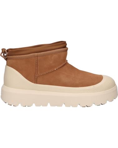 UGG M CL ULTRA MINI WEATHER HYBRID 1174196 STIVALI UOMO CHESTNUT-WHITECAP CHESTNUT - WHITECAP