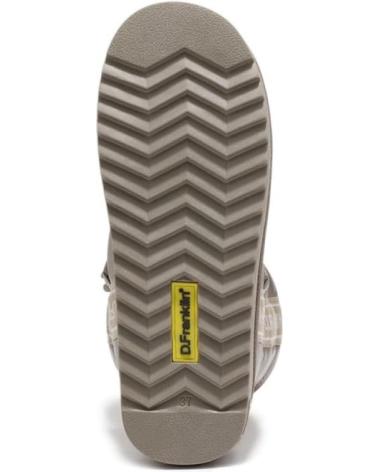 D. FRANKLIN BOOTS NORDIC V2 BOMB BRASS DFSH371016 SILVER PLATEADO