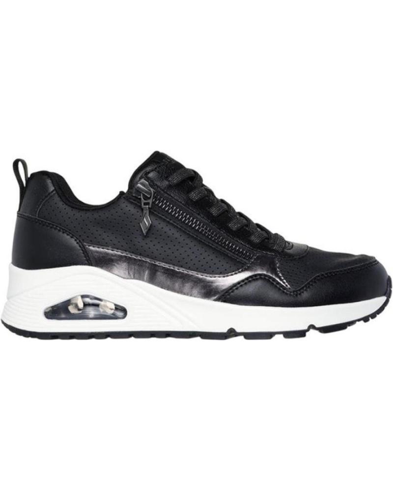 SKECHERS SNEAKERS UNO NERO NEGRO