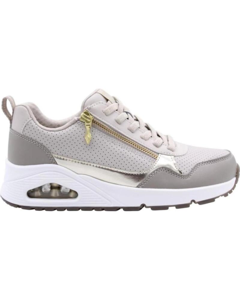 SKECHERS UNO FREIZEIT-SNEAKER TAUPE MARRóN