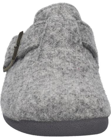 HAUSSCHUHE CLOG-STIL CARA-01 AUS GRAUER WOLLE JOSEP SEIBEL GRIS
