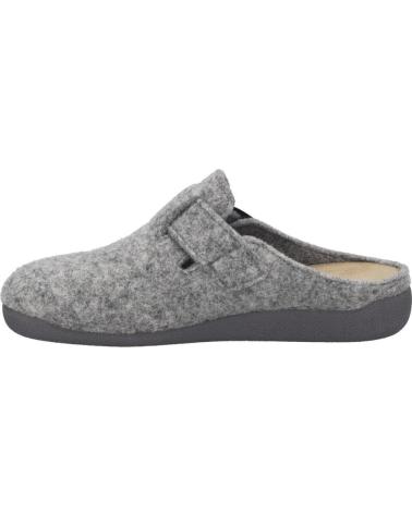 HAUSSCHUHE CLOG-STIL CARA-01 AUS GRAUER WOLLE JOSEP SEIBEL GRIS