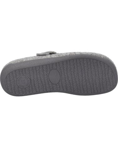HAUSSCHUHE CLOG-STIL CARA-01 AUS GRAUER WOLLE JOSEP SEIBEL GRIS