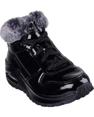 SKECHERS UNO FIESTY WINTER VERNICE NERA NEGRO