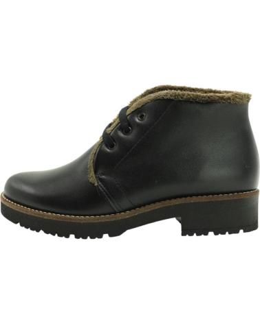 PITILLOS STIVALETTO BASSO 10777 CON COLLO IN PELLICCIA NERO NEGRO