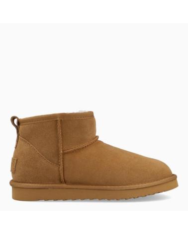 STIVALETTO AUSTRALIANO VARM MORES MINI 1504 IN PELLE MARRONE MARRóN