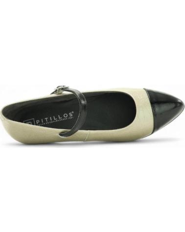 PITILLOS MERCEDES 10851 NEGRO - PIEDRA