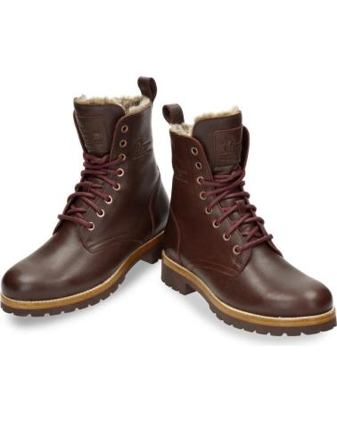 STIVALI PANAMA JACK FRISIA B19 IN PELLE BORDEAUX GRANATA GRANATE