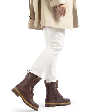STIVALI PANAMA JACK FRISIA B19 IN PELLE BORDEAUX GRANATA GRANATE