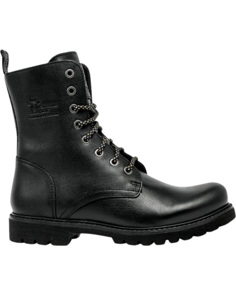 STIVALI PANAMA JACK FRISIA B24 IN PELLE NERA NEGRO