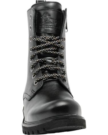 STIVALI PANAMA JACK FRISIA B24 IN PELLE NERA NEGRO
