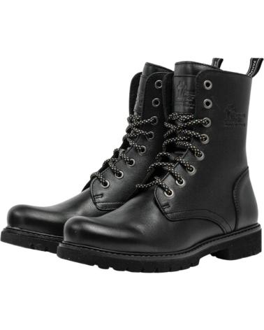 STIVALI PANAMA JACK FRISIA B24 IN PELLE NERA NEGRO