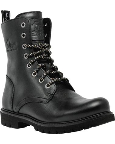 STIVALI PANAMA JACK FRISIA B24 IN PELLE NERA NEGRO