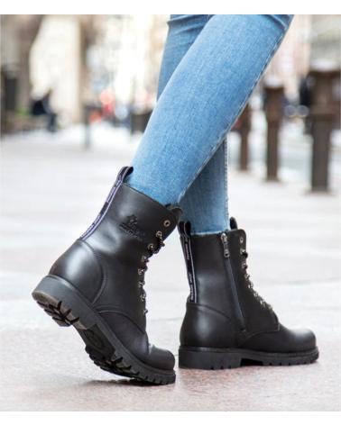 STIVALI PANAMA JACK FRISIA B24 IN PELLE NERA NEGRO