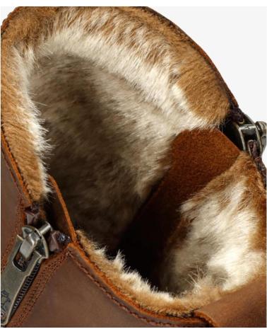 BOTTINES PANAMA JACK RYM B2 EN CUIR CAMEL CAMEL