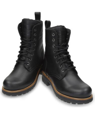 STIVALE PANAMA JACK RENEE B1 IN PELLE NERA CON FODERA INTERNA NEGRO