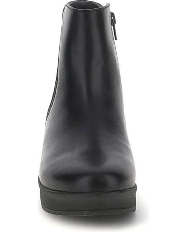 STIVALETTO STONEFLY CREAM-64 IN PELLE NERA CON CERNIERA NEGRO