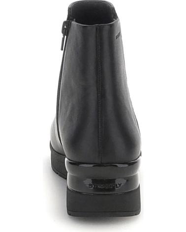 STIVALETTO STONEFLY CREAM-64 IN PELLE NERA CON CERNIERA NEGRO