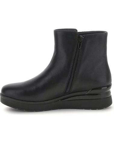 STIVALETTO STONEFLY CREAM-64 IN PELLE NERA CON CERNIERA NEGRO