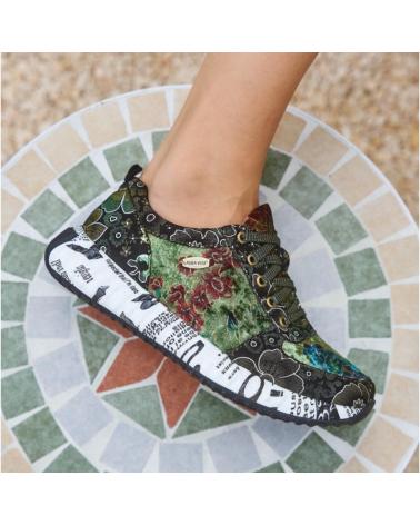 LAURA VITA BURTON 38 KHAKI GREEN SNEAKERS KAKI