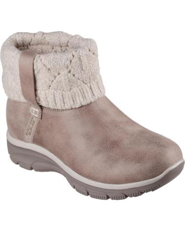 SKECHERS SLIP-INS EASY COZY WEATHER TAUPE TAUPE