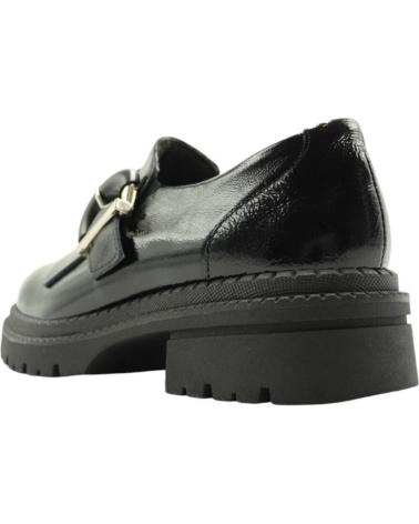 MOCASSINO PITILLOS 10791 NERO CON FIBBIA E PLATEAU NEGRO