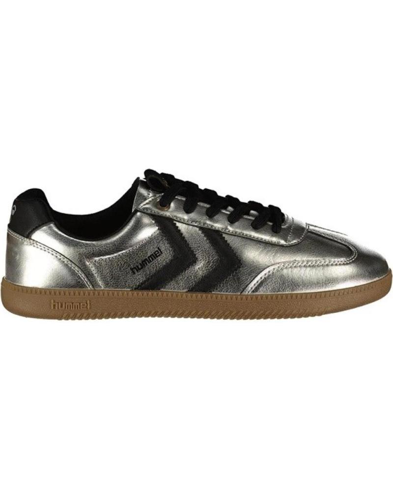 HUMMEL BASKETS EVA74 ARGENT MÉTALLISÉ NOIR SILVER-BLA