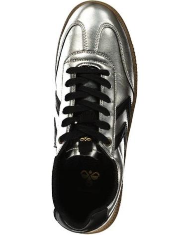 HUMMEL BASKETS EVA74 ARGENT MÉTALLISÉ NOIR SILVER-BLA
