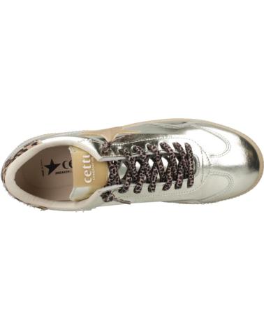 CETTI SNEAKER C1385SRA V25 GOLD METALLIC CHAMPAGNE MTLCHMPGN