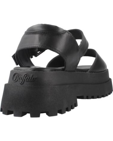 SANDALIAS BUFFALO PLUTO JOJO NEGRAS CON PLATAFORMA BLACK