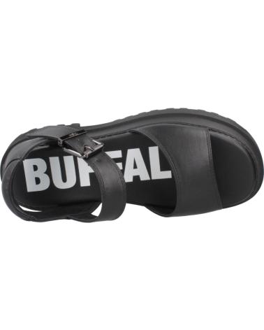 SANDALIAS BUFFALO PLUTO JOJO NEGRAS CON PLATAFORMA BLACK