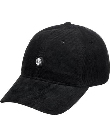 ELEMENT CAPPELLINO ICON DAD CAP IN VELLUTO A COSTE NERO NAN