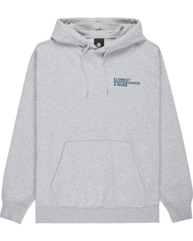 FELPA CON CAPPUCCIO ELEMENT MOTION TREE GRIGIA NAN