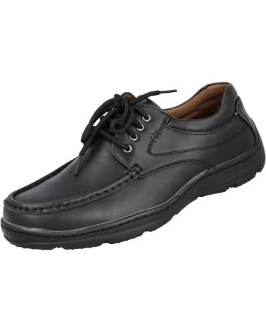 L&R SHOES H-W8405-8 SCARPE STRINGATE NERE NEGRO
