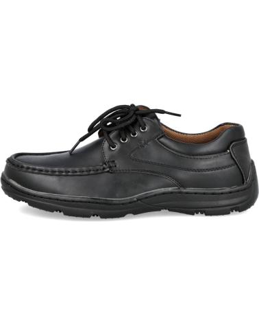 L&R SHOES H-W8405-8 SCARPE STRINGATE NERE NEGRO