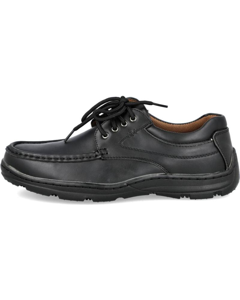 L&R SHOES H-W8405-8 SCARPE STRINGATE NERE NEGRO