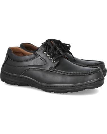 L&R SHOES H-W8405-8 SCARPE STRINGATE NERE NEGRO