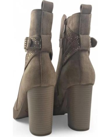 BOTTINE À TALON TIMBOS 132124 KAKI POUR FEMME MARRóN