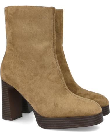 STIVALETTI CON TACCO ALTO L&R SHOES CAMEL - MODELLO 5808 CAMEL